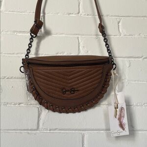 Jessica Simpson Almond Brown Viola Belt Bag Purse – BRAND NEW